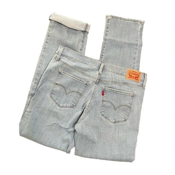 Levi's Ladies 314 Jeans Stretch Shaping Straight Tummy Slimming 32 X 32 NWT - Picture 2 of 10